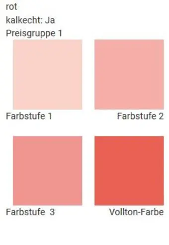 Casanatura Wandfarben im Farbton rot